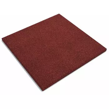 Резиновая плитка 500x500x20 красный