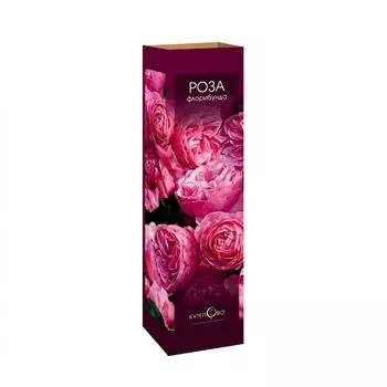 Роза флорибунда Пинк Грутендорст в тубе