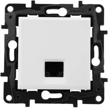 Розетка компьютерная RJ45 категория 5e UTP - Legrand Structura - белый