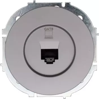 Розетка компьютерная встраиваемая Osen RJ45 цвет серый
