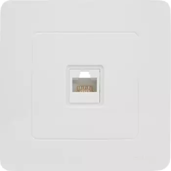 Розетка компьютерная встраиваемая Systeme Electric Blanca RJ45 cat 5 цвет белый