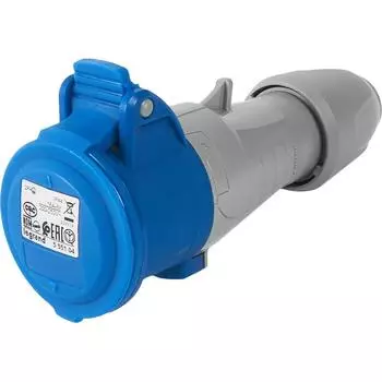 Розетка Legrand P17 Tempra Pro, 2 полюса, заземление, 16 А