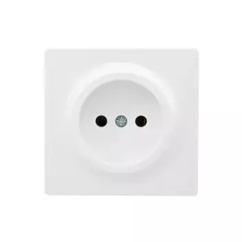 Розетка накладная Lezard Leto без заземления цвет белый