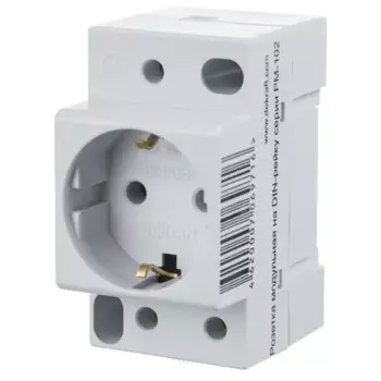 Розетка модульная на DIN-рейку 2P PEN 16 А 220 В 18012DEK