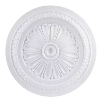 Розетка потолочная полистирол белая Формат 340 34 см