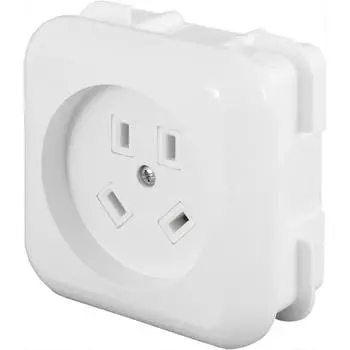 Розетка с заземлением РС32-004 250 В, цвет белый