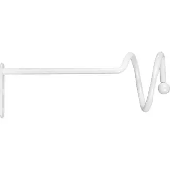 Розетка «Спираль», металл, цвет жемчуг