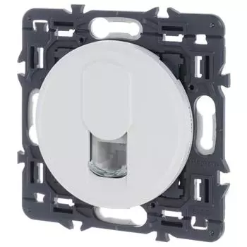 Розетка телефонная Legrand Celiane RJ11, цвет белый