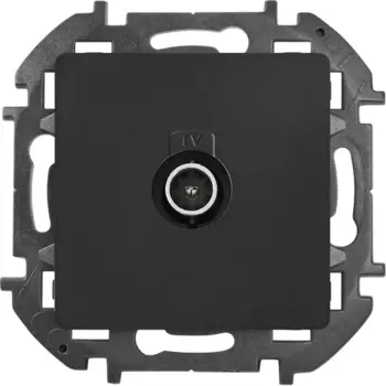 Розетка TV (телевизионная) - Lexman Lilian - "звезда" - антрацит