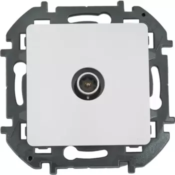 Розетка TV (телевизионная) - Lexman Lilian - "звезда" - белый