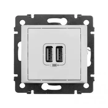 Розетка USB встраиваемая Legrand Valena, цвет белый