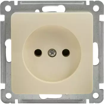 Розетка встраиваемая Hegel Мастер цвет слоновая кость