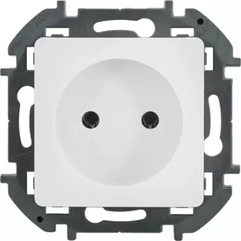 Розетка без заземления - Lexman Lilian - без шторок 16А 250В винтовые зажимы - белый