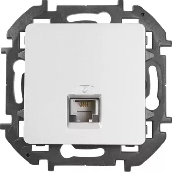 Розетка телефонная RJ11 - Lexman Lilian - алюминий