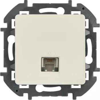 Розетка телефонная RJ11 - Lexman Lilian - слоновая кость