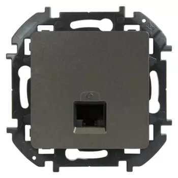 Розетка компьютерная RJ45 категория 5e UTP - Lexman Lilian - титан