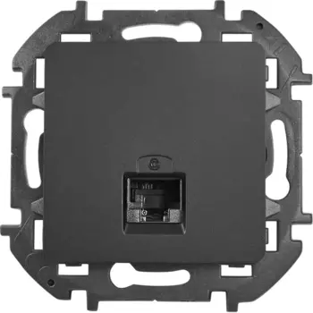 Розетка компьютерная RJ45 категория 5e UTP - Lexman Lilian - антрацит