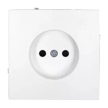 Розетка встраиваемая Mirkl Grace без заземления цвет белый