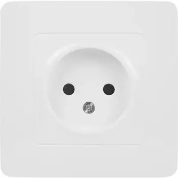 Розетка встраиваемая Systeme Electric Blanca без заземления без шторок 16 А цвет белый