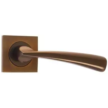 Ручка дверная на розетке C85QX3, цвет матовый кофе