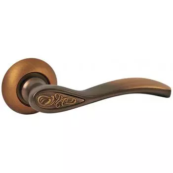 Ручка дверная на розетке EDS-A162CF, цвет кофе