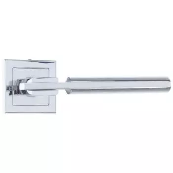 Ручка дверная на розетке FTZ25-E03, цвет глянцевый хром