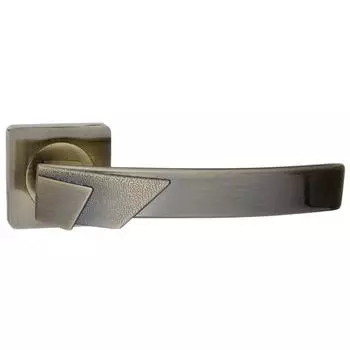 Ручка дверная на розетке Лари, цвет античная бронза