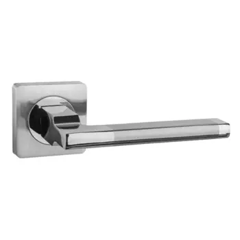 Ручка дверная раздельная B2B 514-02 цвет матовый никель/хром