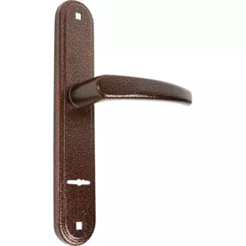 Ручка дверная входная на планке 4112 Вега антик