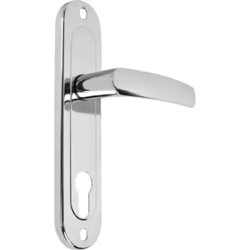 Ручка дверная входная на планке РФ1-70.02 хром