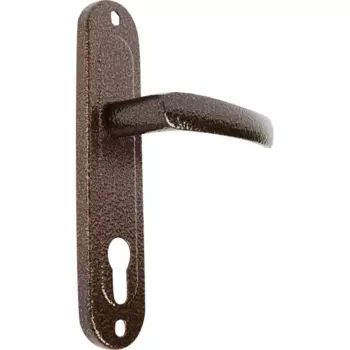 Ручка дверная входная на планке РФ1-70.02 медь