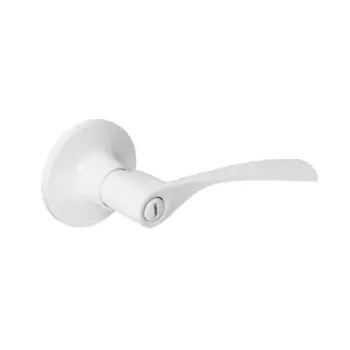 Ручка фалевая фиксатор цвет белый