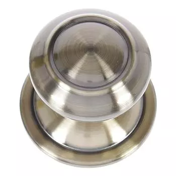 Ручка-кноб без механизма сталь глянцевое покрытие цвет бронза Acciaio