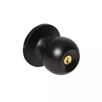 Ручка-кноб ключ/фиксатор цвет черный