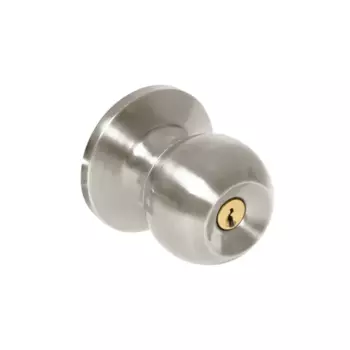 Ручка-кноб ключ/фиксатор цвет никель