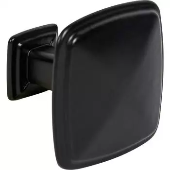 Ручка-кнопка мебельная L4.KNOB06BL, цвет чёрный