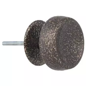 Ручка-кнопка без механизма РК-1, алюминий, цвет античная бронза