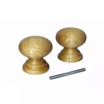 Ручка-кнопка цвет карельская береза