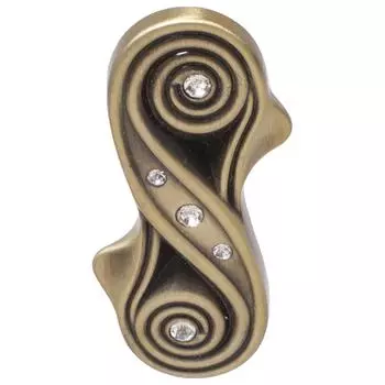 Ручка-кнопка Kerron CRL13 металл цвет бронза