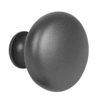 Мебельная ручка-кнопка 251 28x30 мм, цвет графит