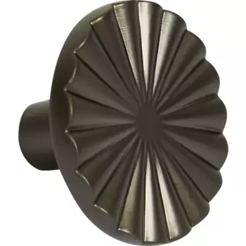 Мебельная ручка-кнопка 6301 графит 30 мм