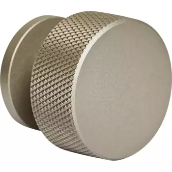 Мебельная ручка-кнопка 6501 матовый никель 30 мм