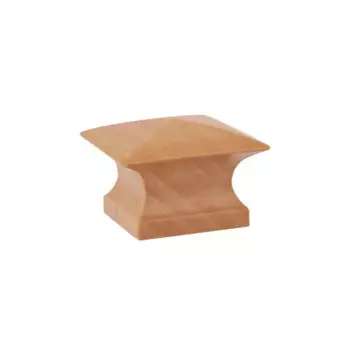 Мебельная ручка-кнопка Chrys Wood дерево цвет коричневый