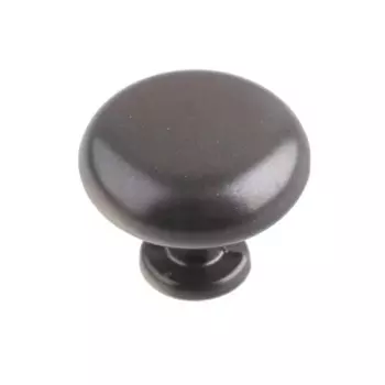 Мебельная ручка-кнопка цвет графит