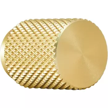 Мебельная ручка-кнопка Inspire Axel латунь 25 мм 2 шт.