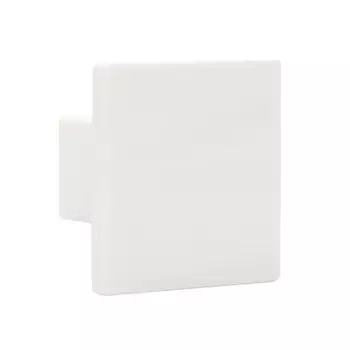 Мебельная ручка-кнопка белый