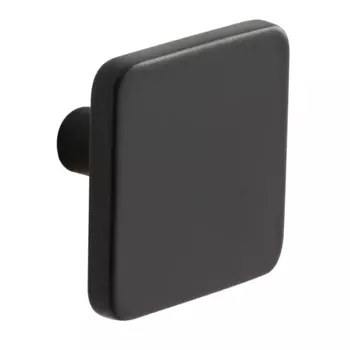 Ручка-кнопка мебельная Keo 40 мм, цвет матовый черный