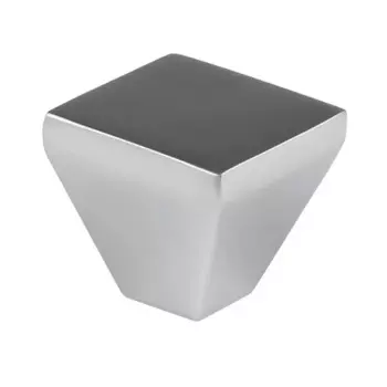 Мебельная ручка-кнопка Kerron матовый хром 18 мм