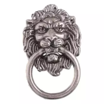 Мебельная ручка-кнопка мм цвет серебро