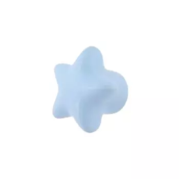 Мебельная ручка-кнопка Porcellana Stella керамика цвет голубой